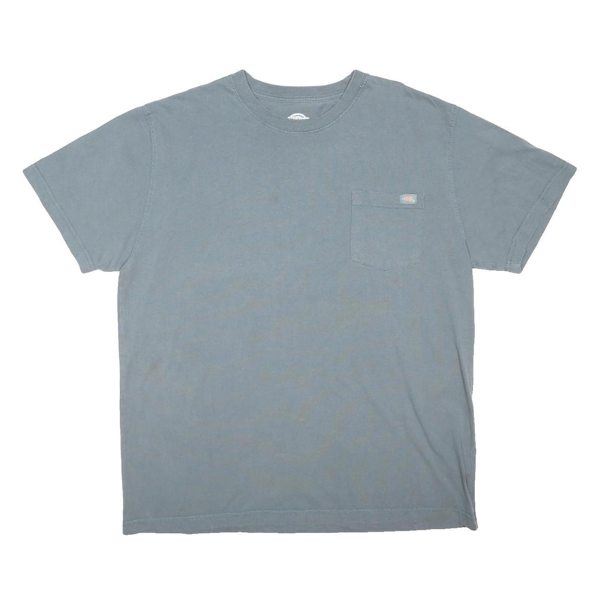 DICKIES Mens Blue Pocket T-Shirt XL Short Sleeve Crew Neck Workwear Casual