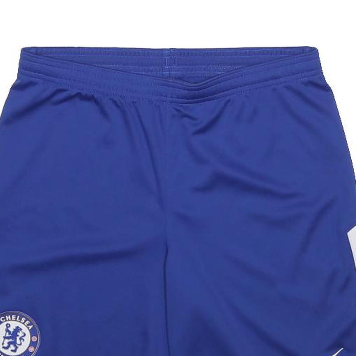 NIKE Mens Shorts Blue & White Chelsea Football Club Casual S W28
