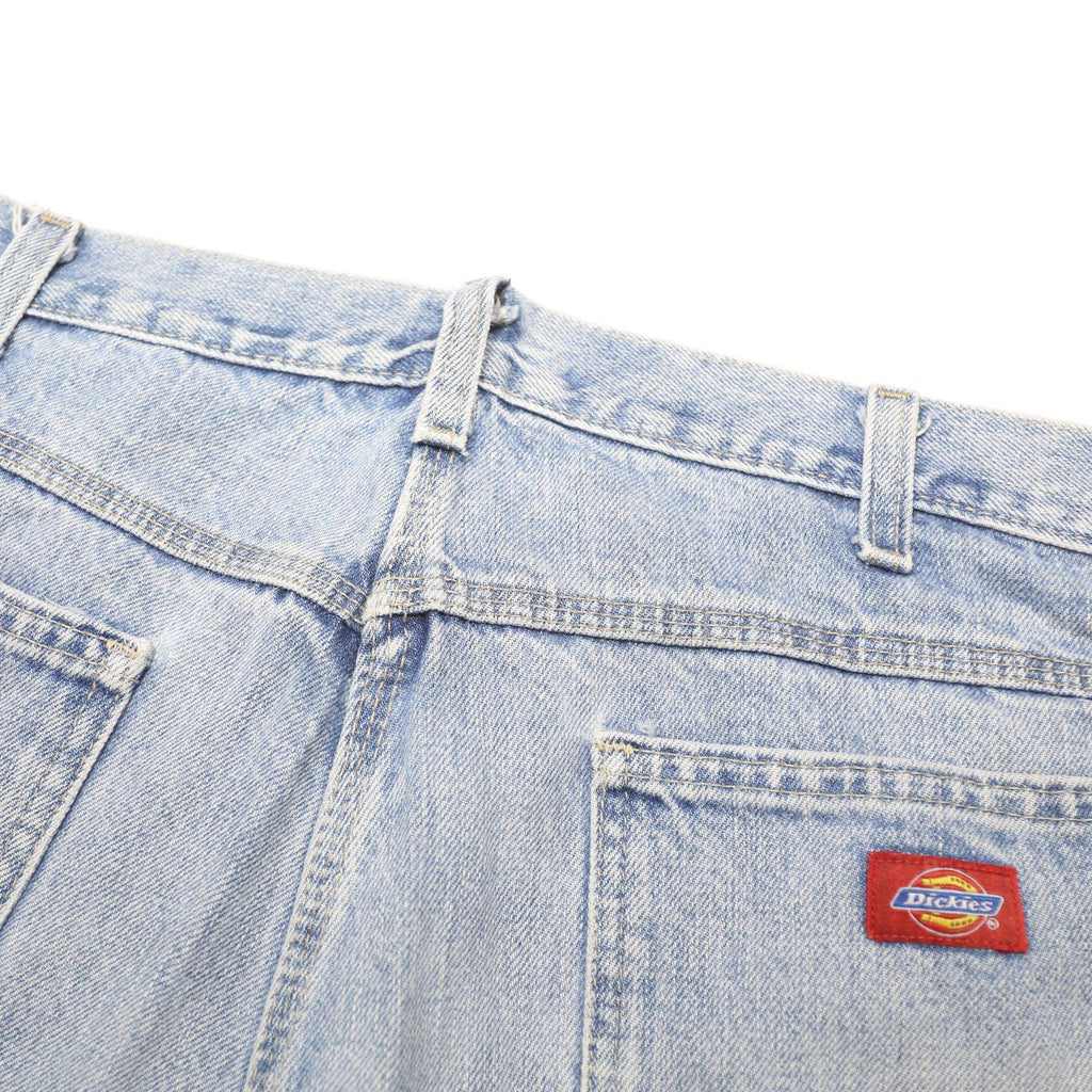 DICKIES Mens Denim Blue Casual Shorts M W36 Cotton Blend Workwear Fit