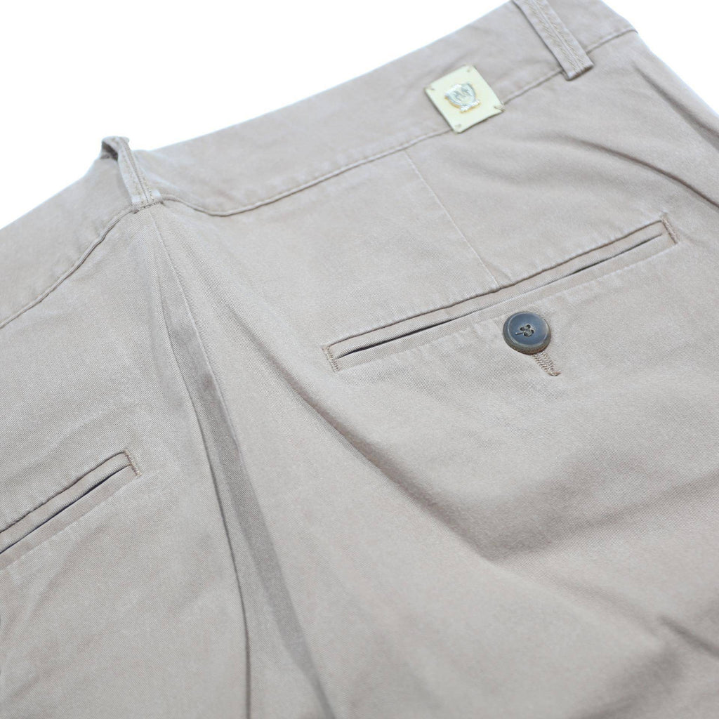 MASSIMO DUTTI Womens Cotton Blend Beige Slim Skinny Trousers W29 L30 Stylish