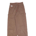 NO FEAR X H&M Womens Relaxed Brown Denim Jeans W26 L32 Casual Stylish Zip