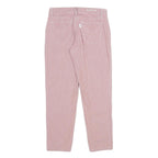 JECKERSON Womens Cotton Blend Pink Regular Straight Trousers W26 L26 Stylish