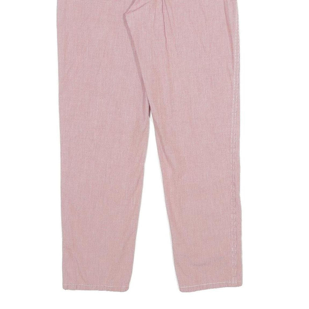 JECKERSON Womens Cotton Blend Pink Regular Straight Trousers W26 L26 Stylish