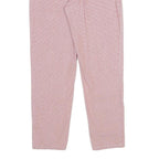 JECKERSON Womens Cotton Blend Pink Regular Straight Trousers W26 L26 Stylish