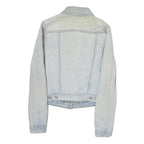 LEVI'S Womens Blue Denim Jacket M Cotton Classic Button Closure Casual