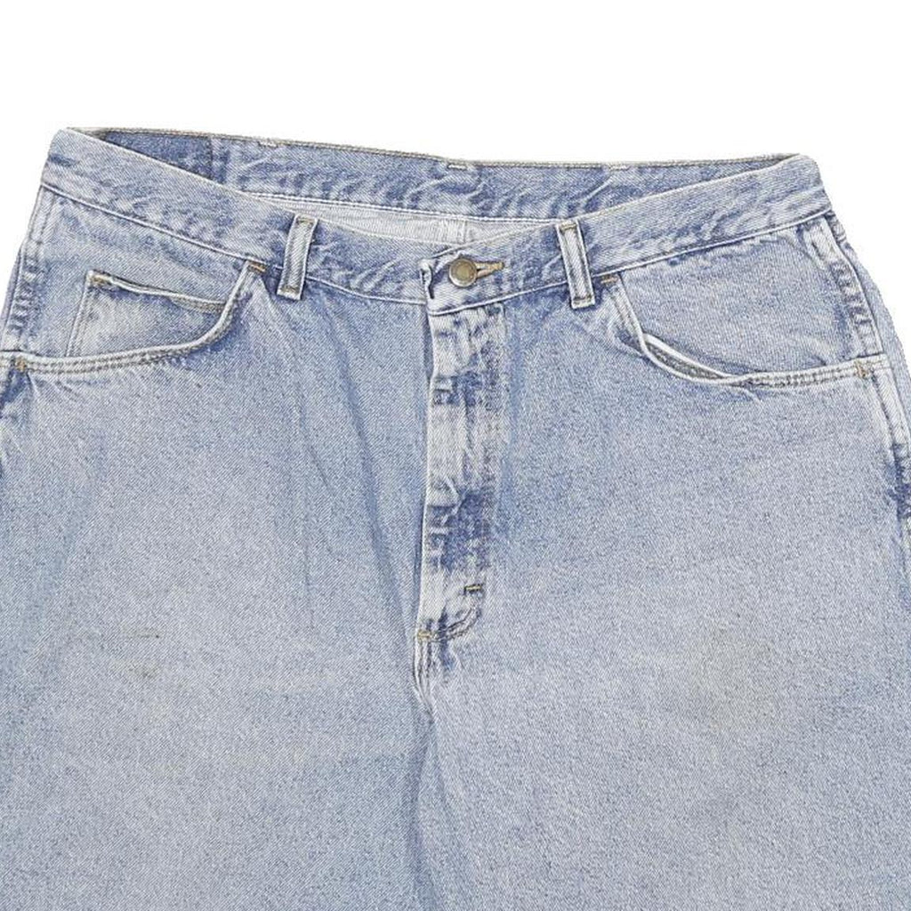 WRANGLER Mens Shorts Blue Denim XL W34 Casual Classic Cotton Blend