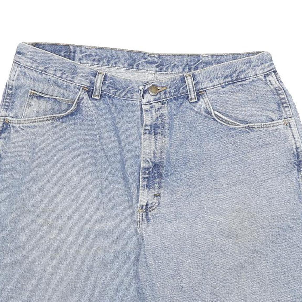 WRANGLER Mens Shorts Blue Denim XL W34 Casual Classic Cotton Blend