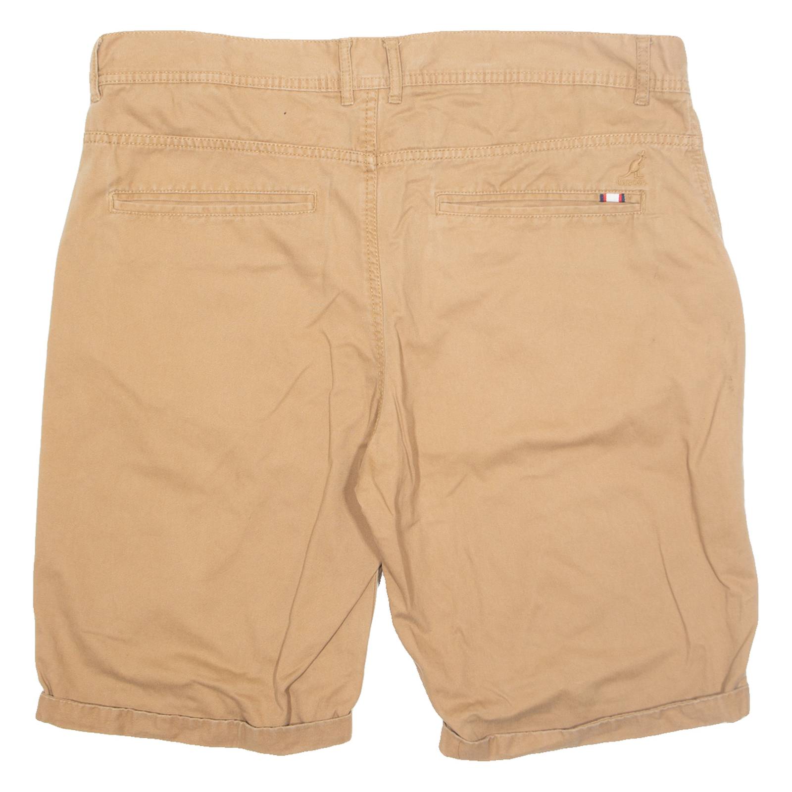 KANGOL Mens Chino Shorts Brown XL W39