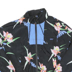 LEVI'S Womens Black & Blue Floral Zip Jacket XS Polyester Casual Sportswear