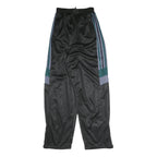 Womens Joggers Black & Grey Relaxed Straight M W22 L28 Polyester Blend Track