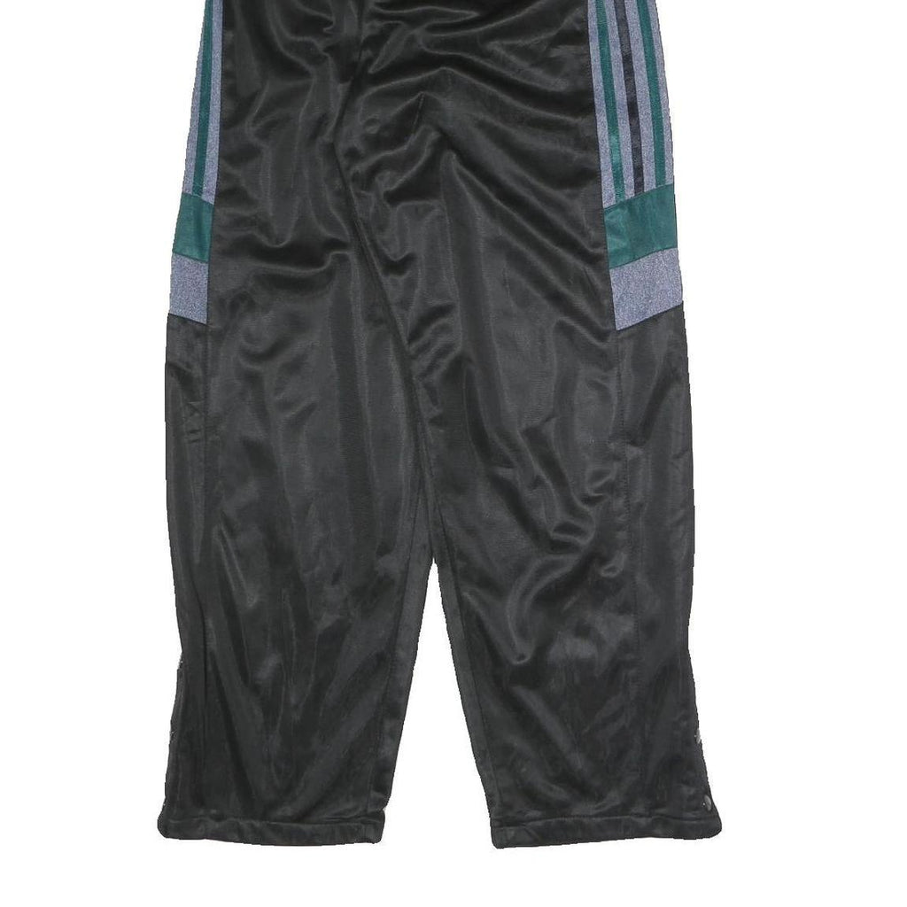 Womens Joggers Black & Grey Relaxed Straight M W22 L28 Polyester Blend Track