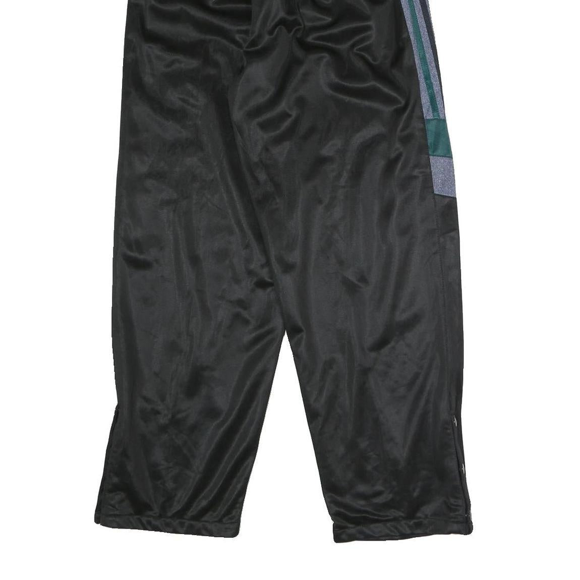 Womens Joggers Black & Grey Relaxed Straight M W22 L28 Polyester Blend Track