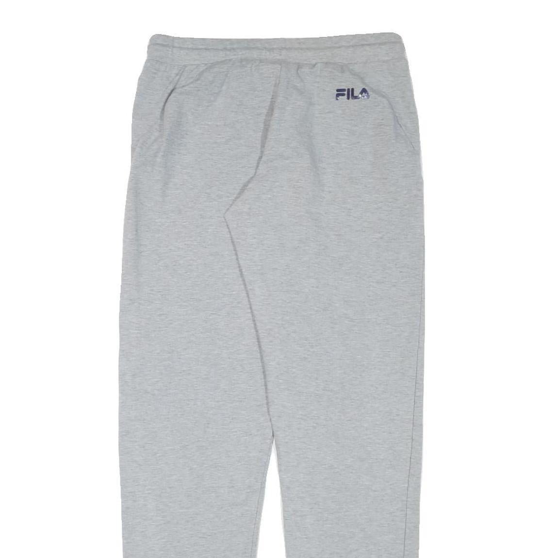 FILA Womens Joggers Grey Slim Tapered M W28 L30 Sportswear Casual Cotton Blend