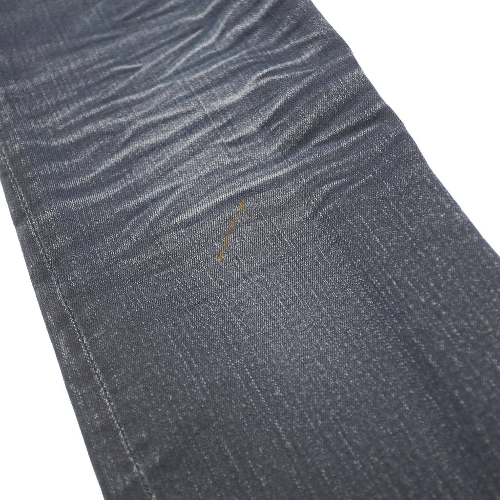 BIG STAR Womens Regular Blue Denim Jeans W28 L31 Distressed Hem Zip Closure