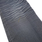BIG STAR Womens Regular Blue Denim Jeans W28 L31 Distressed Hem Zip Closure