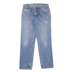 LEVI'S Mens Jeans Blue Regular Straight Denim Light W32 L32 Classic Fit Zip