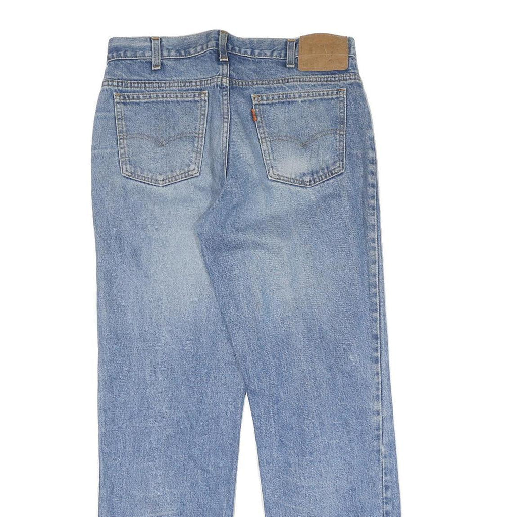 LEVI'S Mens Jeans Blue Regular Straight Denim Light W32 L32 Classic Fit Zip