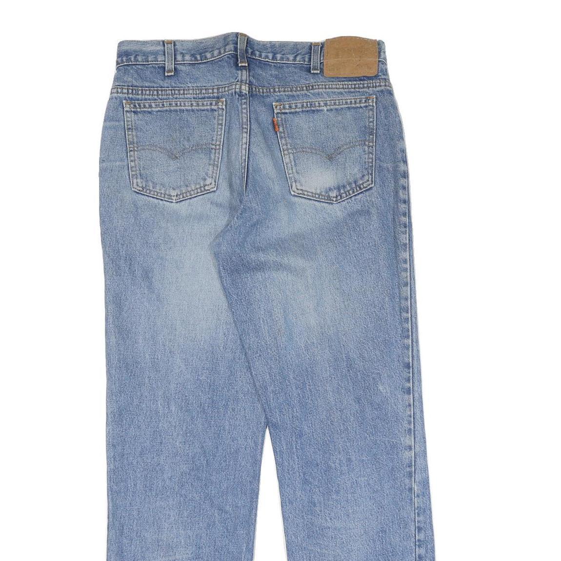 LEVI'S Mens Jeans Blue Regular Straight Denim Light W32 L32 Classic Fit Zip