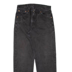 LEVI'S 521 02 Mens Jeans Black Regular Straight W28 L26