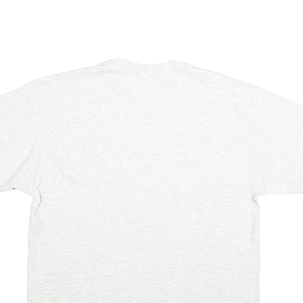 DELTA Mens White North Carolina Tar Heels Graphic T-Shirt L Short Sleeve Crew