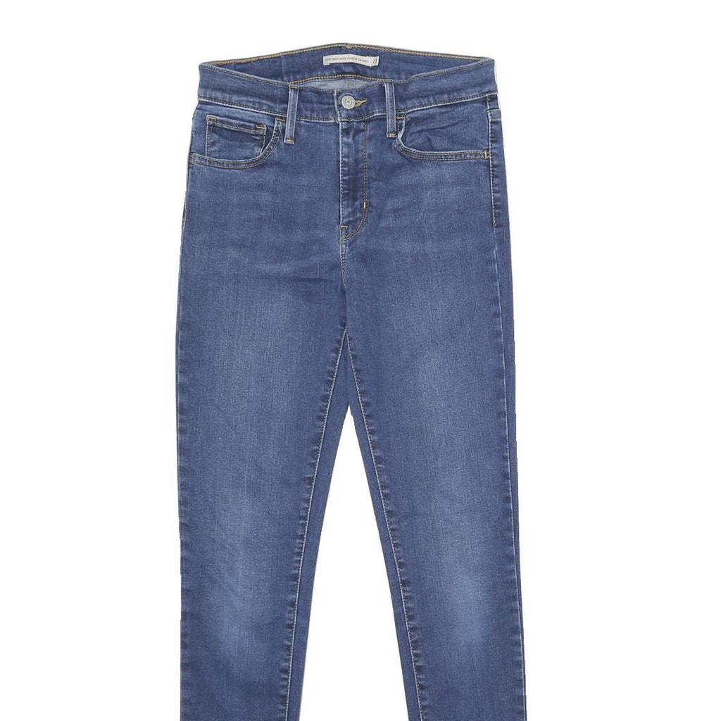 LEVI'S 720 High Rise Super Skinny Womens Jeans Blue Regular Skinny Denim Medium