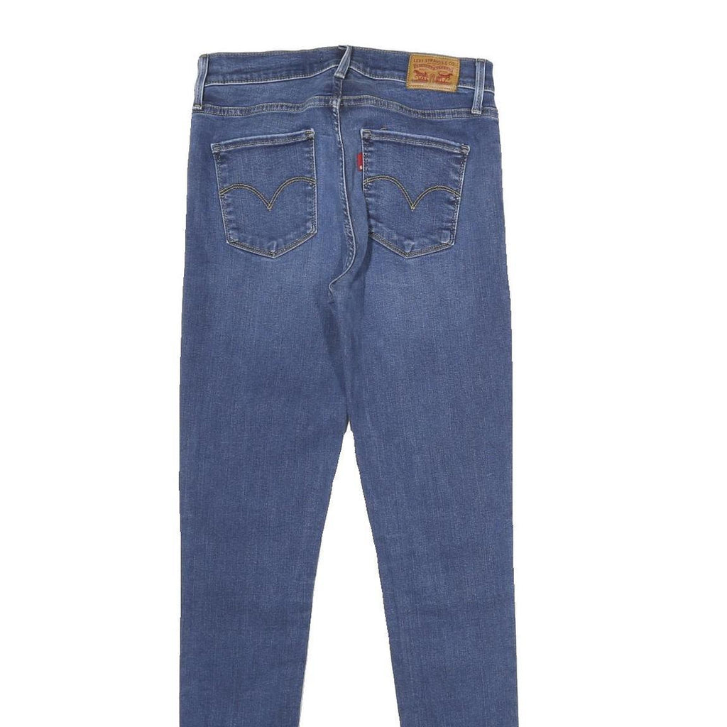 LEVI'S 720 High Rise Super Skinny Womens Jeans Blue Regular Skinny Denim Medium