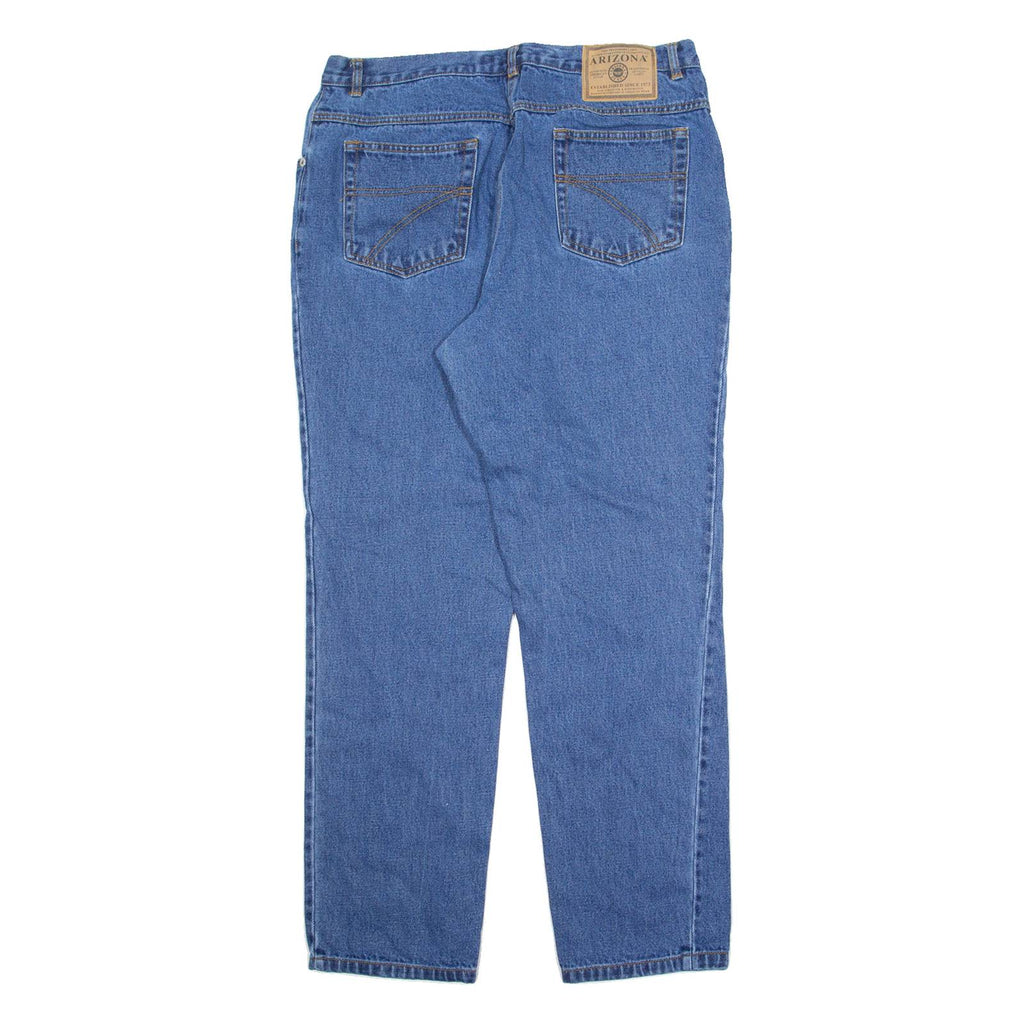 ARIZONA Womens Jeans Blue Slim Straight 90s W32 L30