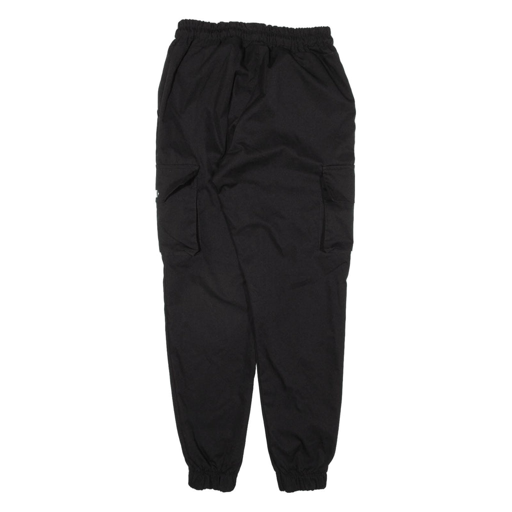 Cargo Womens Trousers Black Regular Tapered W26 L28