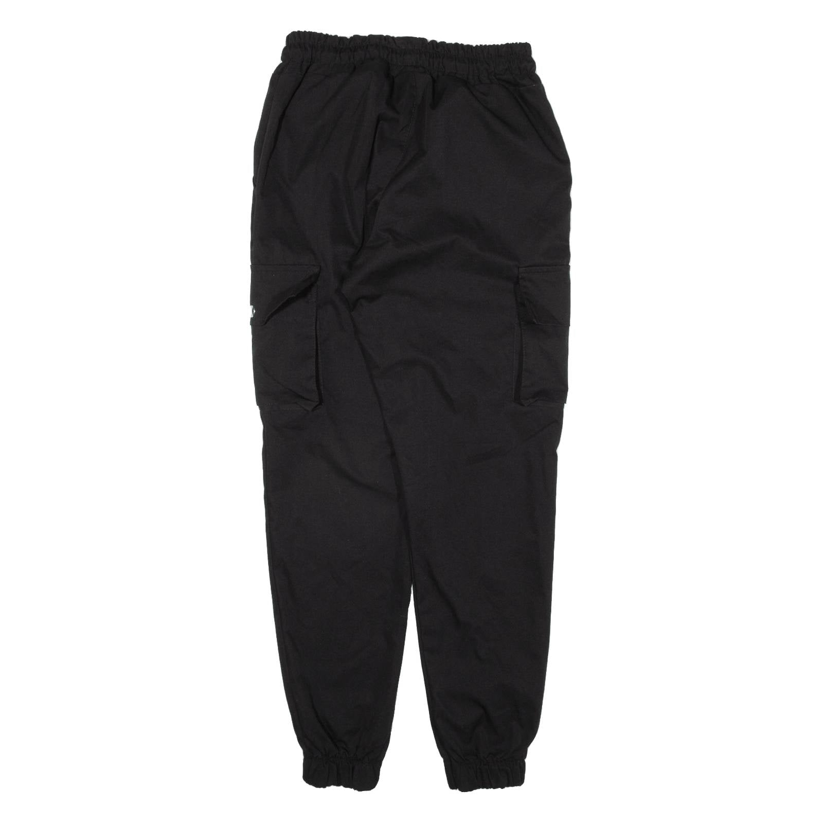 Cargo Womens Trousers Black Regular Tapered W26 L28