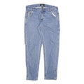 DICKIES Mens Relaxed Light Blue Denim Jeans W34 L29 Workwear Casual Zip Fly