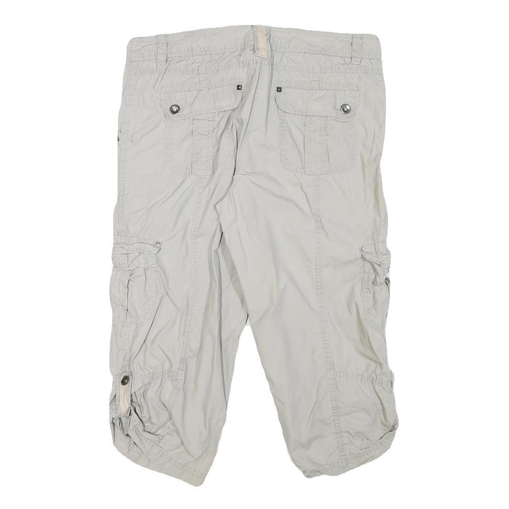 DALIA COLLECTION Womens Shorts Beige Casual Cargo M W30 Functional Pockets