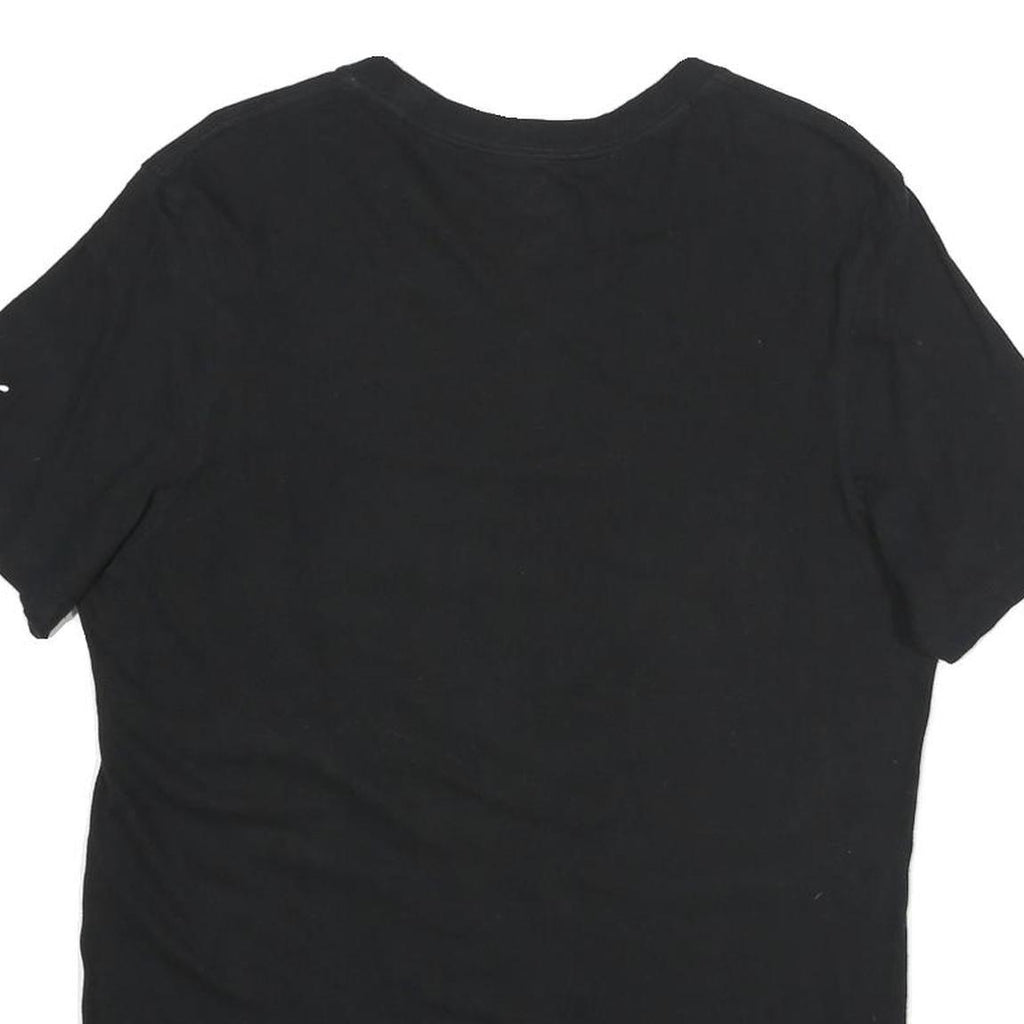 PUMA Mens Black Graphic T-Shirt M Short Sleeve Crew Neck Cotton Casual Sport