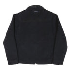 NAUTICA Mens Black Polyester Blend Zip Jacket M Casual Outerwear Plain