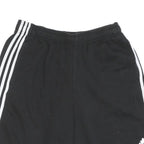 ADIDAS Mens Shorts Black Sports Casual L W30 Cotton Blend Athletic