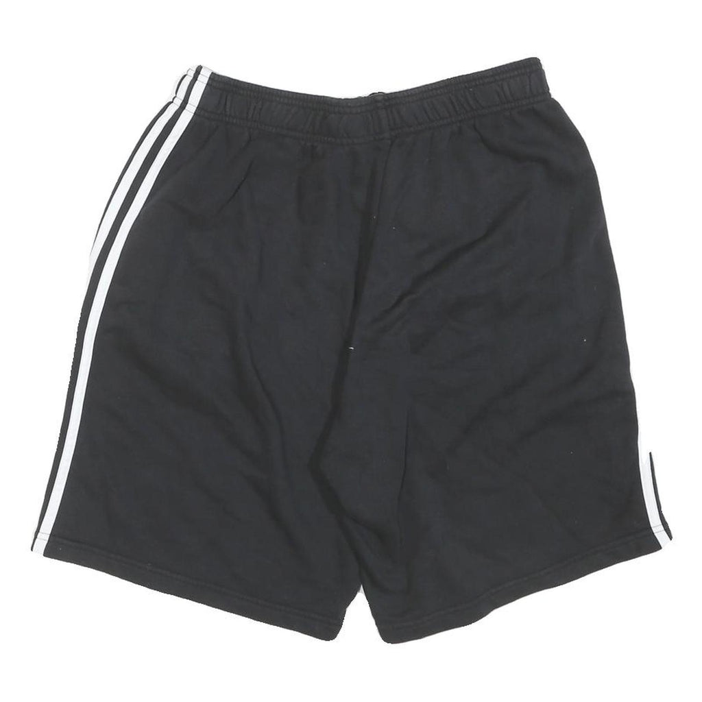 ADIDAS Mens Shorts Black Sports Casual L W30 Cotton Blend Athletic
