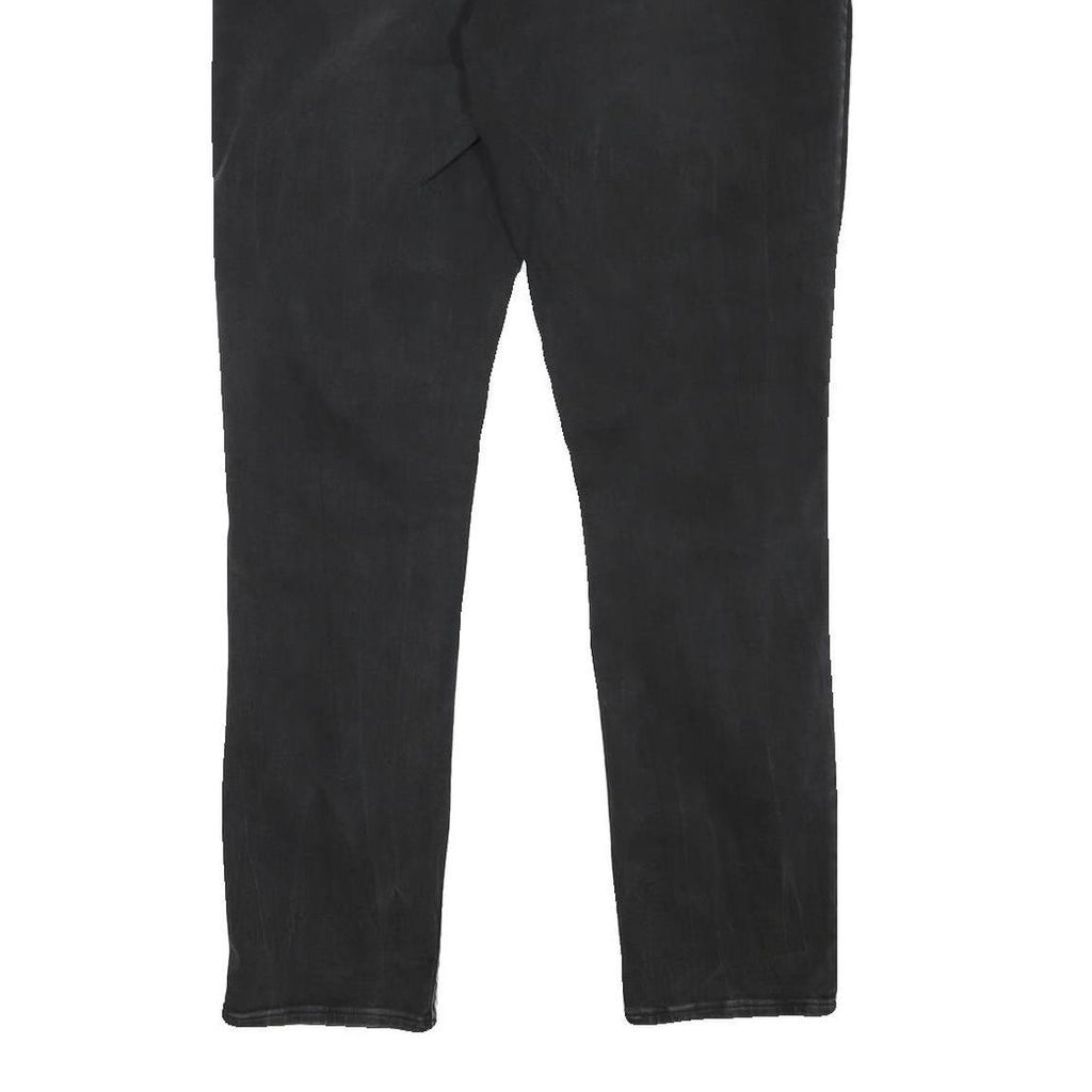 LEVI'S 311 Womens Slim Black Denim Jeans W34 L30 Distressed Cotton Blend