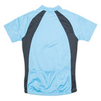 CRANE Cycling Mens Jersey Blue 1/4 Zip S