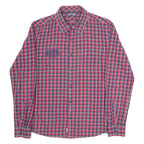 TOMMY HILFIGER Mens Shirt Red Check Long Sleeve S