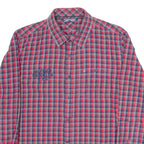 TOMMY HILFIGER Mens Shirt Red Check Long Sleeve S