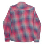 TOMMY HILFIGER Mens Shirt Red Check Long Sleeve S