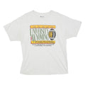 CHAMPION Mens White University Of Wyoming Graphic T-Shirt L Short Sleeve Crew