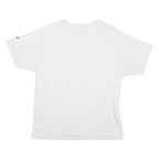 CHAMPION Mens White University Of Wyoming Graphic T-Shirt L Short Sleeve Crew
