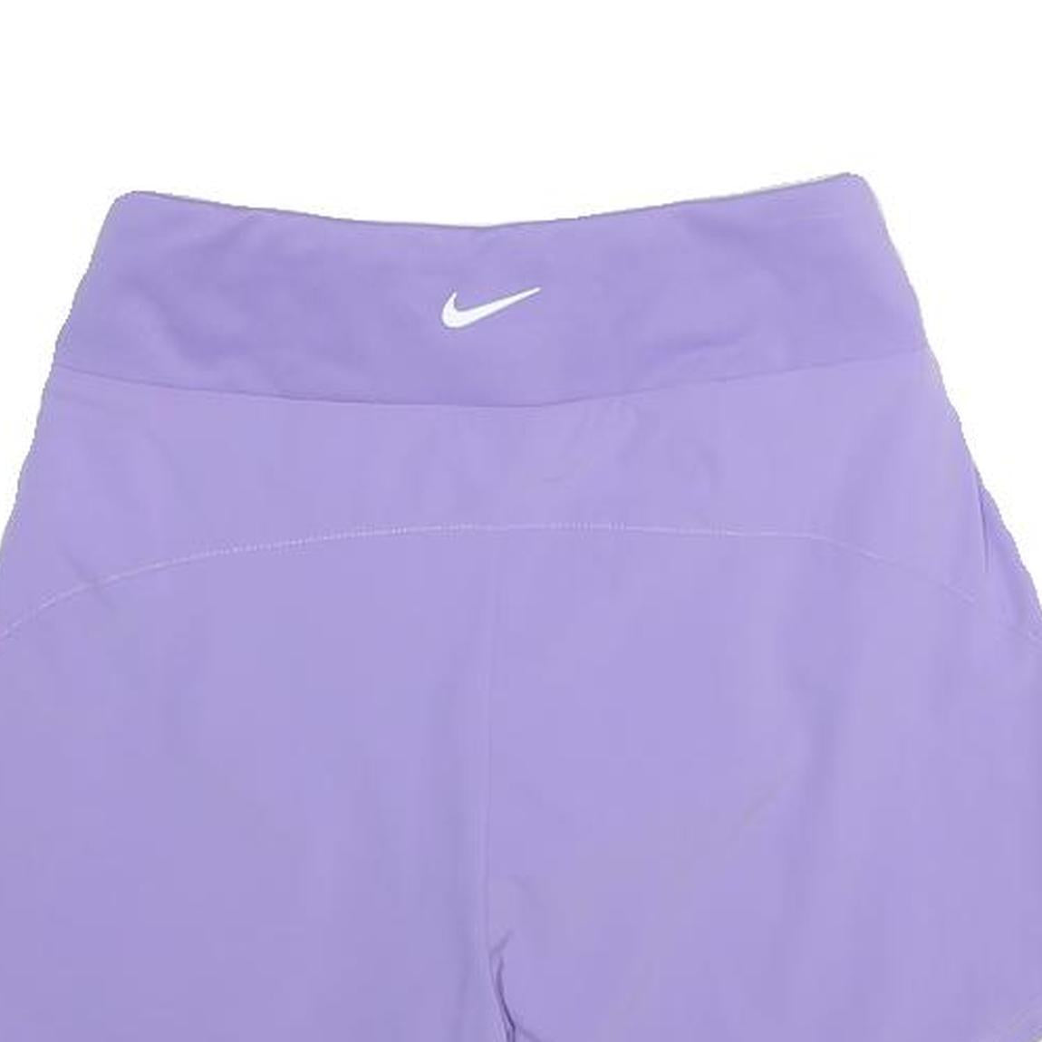 NIKE RUNNING Womens Shorts Purple XS W26 Lightweight Activewear Gym