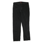 WRANGLER Womens Black Regular Straight Denim Dark W36 L35 Classic Fit Jeans