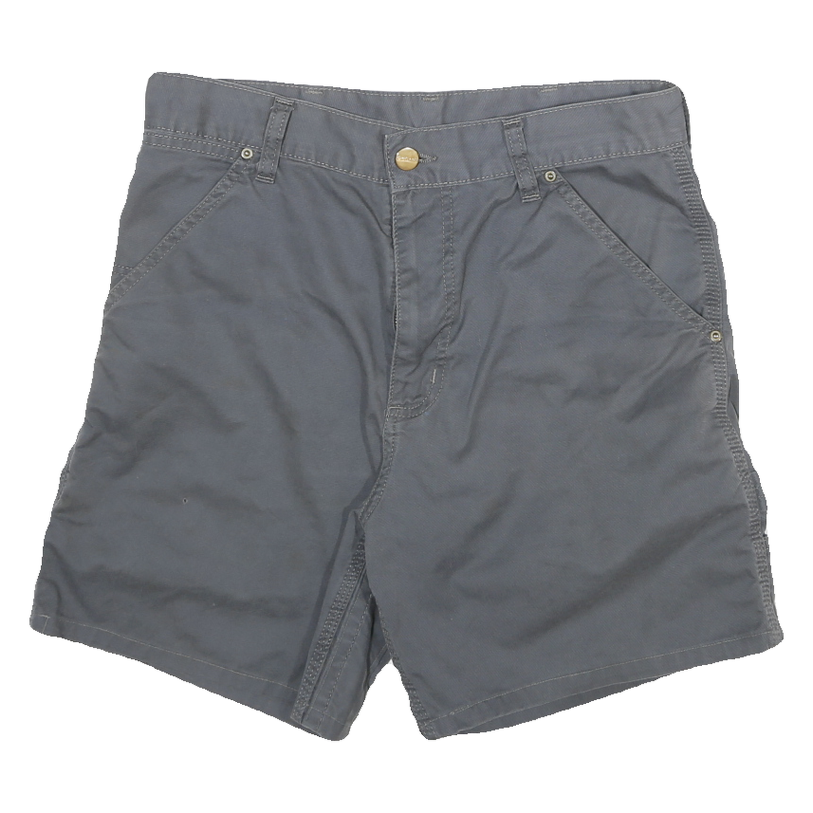 CARHARTT Womens Shorts Grey Casual Cotton Blend M W28 Workwear Pockets