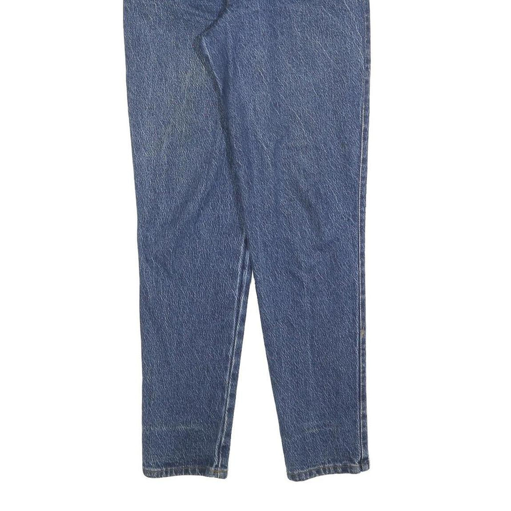 PALMETTOS Womens Jeans Blue Regular Straight Denim Medium W26 L30 Button Closure