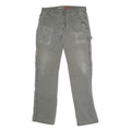 DICKIES Mens Cotton Blend Grey Regular Fit Straight Leg Trousers W34 L32