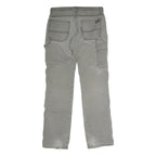 DICKIES Mens Cotton Blend Grey Regular Fit Straight Leg Trousers W34 L32