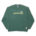 REEBOK Mens Green Green Bay Packers Crew Neck XL Cotton Blend Sweatshirt NFL