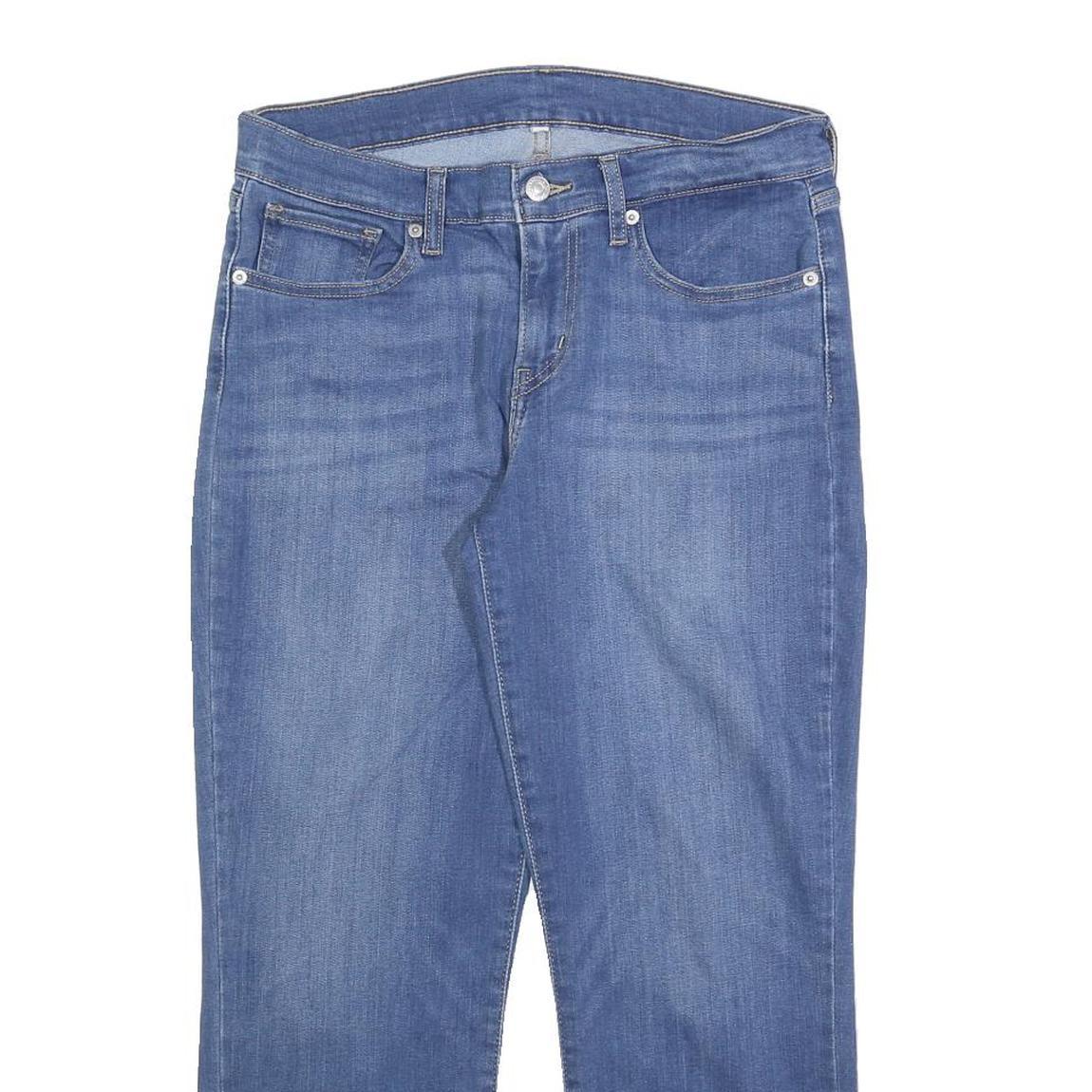 LEVI'S Womens Jeans Blue Regular Straight Denim Medium W31 L24 Casual Classic